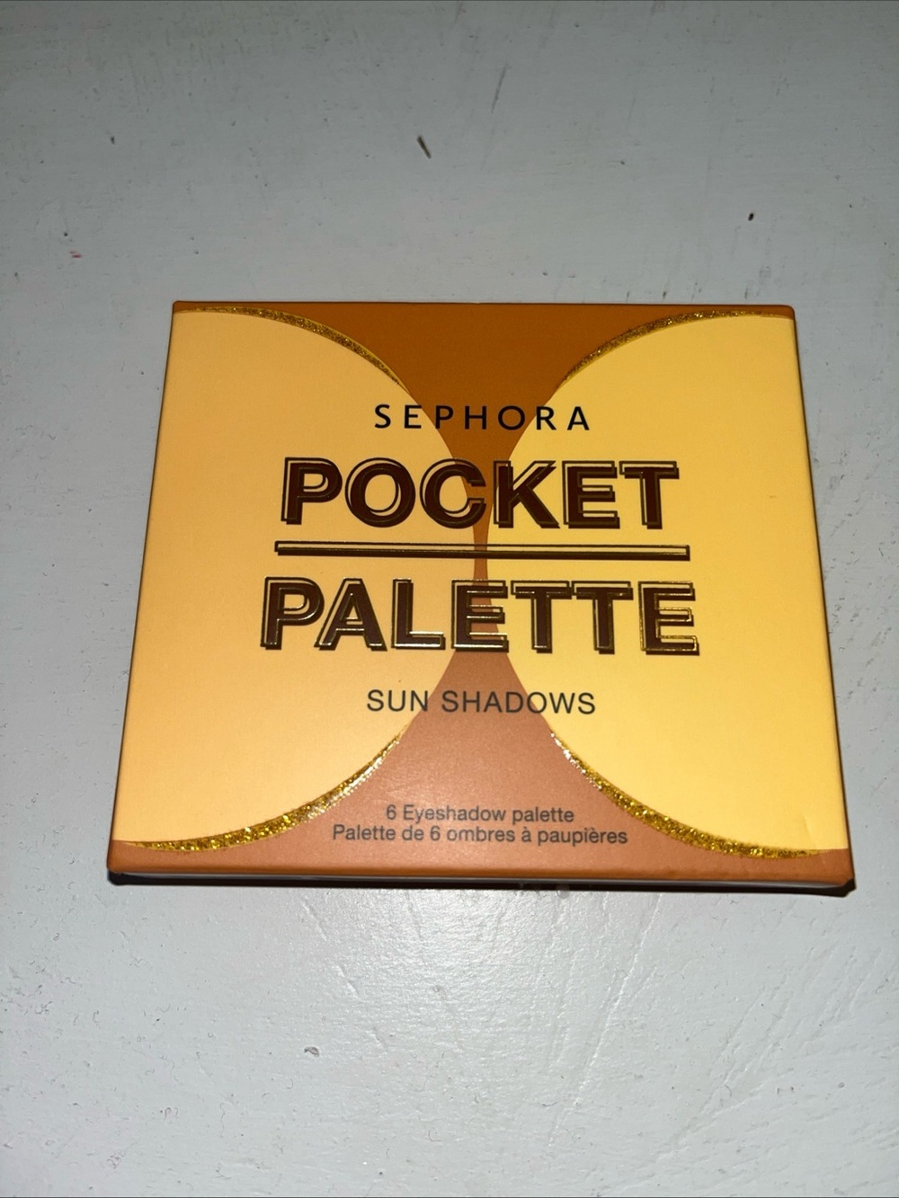 Sephora Pocket Palette Sun Shadows - Yellow and Gold Packaging